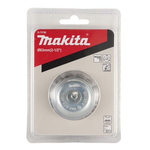 D-73798 Copa ondulada latonada para taladro 63 mm, 0,5 mm