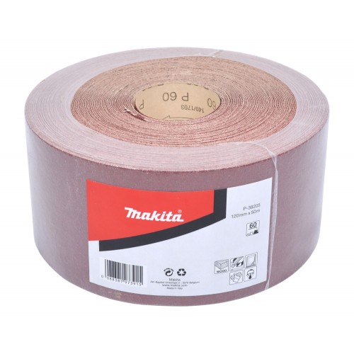 P-38205 Rollo de lija, 120 mm x 50 m, 60G