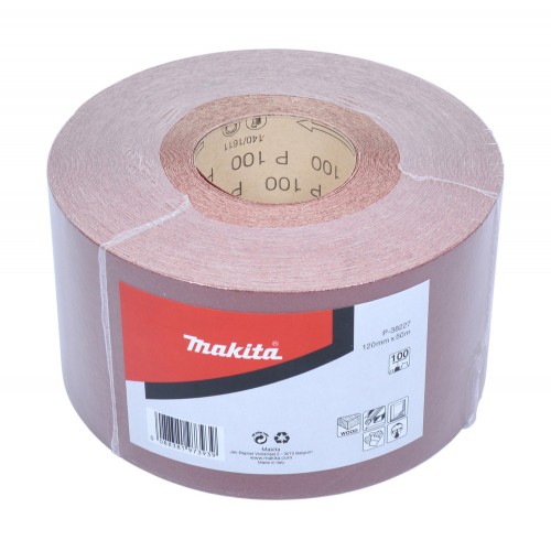 P-38227 Rollo de lija, 120 mm x 50 m, 100G