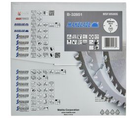 B-32851 Disco sierra circular , Makblade T.C.T, 305 x 30 mm, 80 D