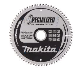 B-33853 Disco sierra circular , Specialized T.C.T, 216 x 30 mm, 72 D