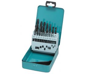 D-54081 Set de brocas de metal  1 - 10 mm, HSS-R, 19 pcs