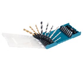 D-74887 Estuche de brocas y puntas, 17 pcs