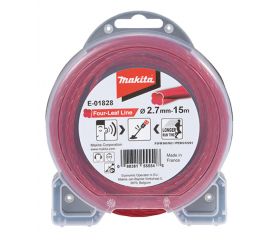 E-01828 Hilo de cuatro hojas de nylon de 2,7 mm x 15 m