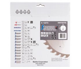 E-12273 Disco sierra circular , Efficut T.C.T, 260 x 30 mm, 75 D