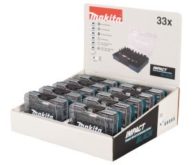 E-12441-10 Set de punta IMPACT BLACK, 33pcs (10 Sets in counterdisplay)