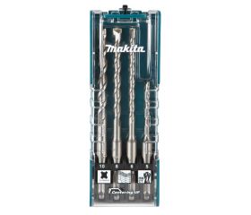 E-13596-12 Set de brocas T.C.T, para SDS-PLUS, 4 x 12 pcs