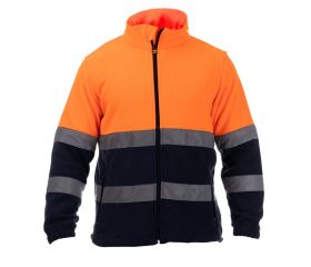 POLAR PLANET HV POLAR FLEECE ORANGE-NAVY