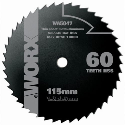 Worx WA5047 - Disco multiusos Ø115mm 60T WX427