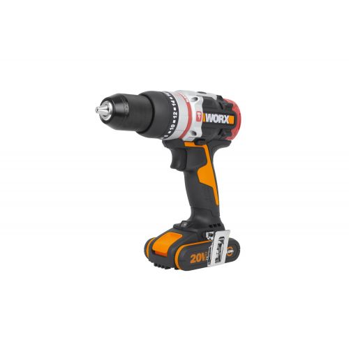 Worx WX354 - Taladro percutor Brushless Slammer Drill 20V 2.0Ah (2 bat)