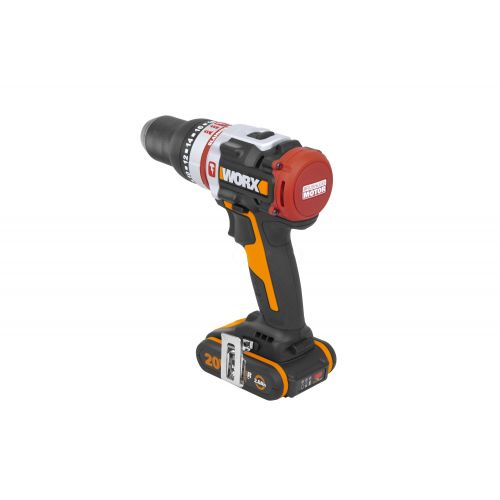 Worx WX354 - Taladro percutor Brushless Slammer Drill 20V 2.0Ah (2 bat)