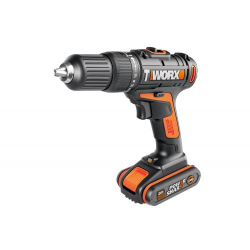 Worx WX371.1 - Taladro percutor 20V 2.0Ah (2 bat)