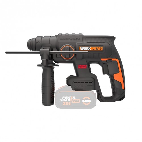 Worx WX381.9 - Martillo SDS-Plus BL 20V (S/bat)