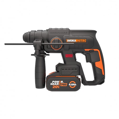 Worx WX381 - Martillo SDS-Plus BL 20V (1bat 2.0Ah)