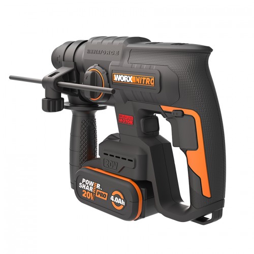 Worx WX381 - Martillo SDS-Plus BL 20V (1bat 2.0Ah)