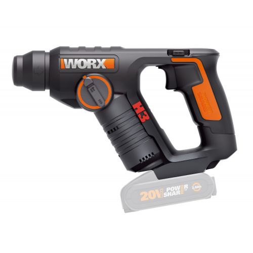 Worx WX394.91 - H3 Martillo/Taladro/Atornillador 20V sin batería