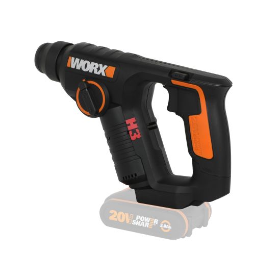 Worx WX394.91 - H3 Martillo/Taladro/Atornillador 20V sin batería