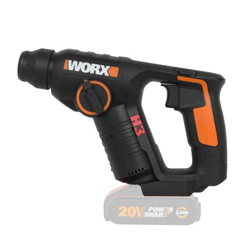 Worx WX394.91 - H3 Martillo/Taladro/Atornillador 20V sin batería