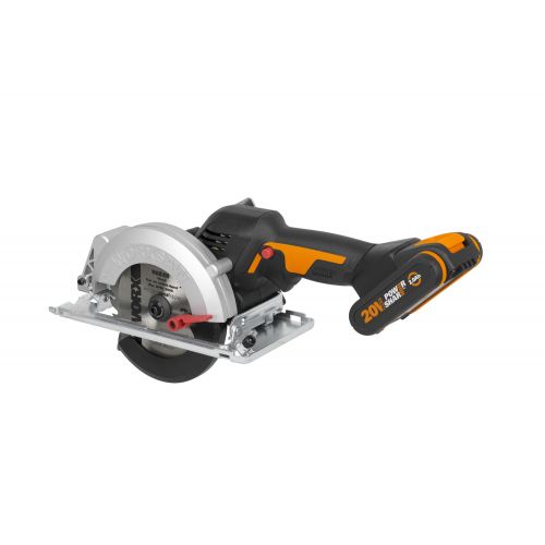 Worx WX531 - Sierra circular Brushless Worxsaw 46mm 20V 2.0Ah (1 bat)