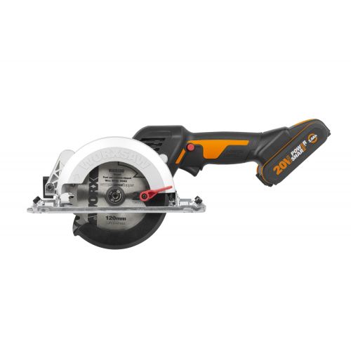 Worx WX531 - Sierra circular Brushless Worxsaw 46mm 20V 2.0Ah (1 bat)