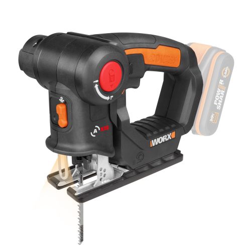 Worx WX550.9 - Sierra 2en1, sable/calar pendular 20V (S/bat)