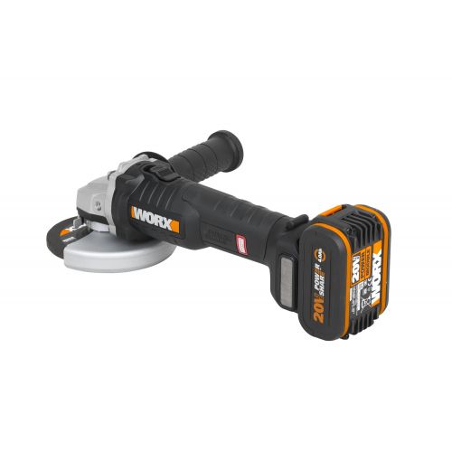 Worx WX813 - Amoladora Brushless 115mm 20V 2Ah 2 bat