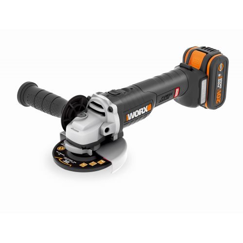 Worx WX813 - Amoladora Brushless 115mm 20V 2Ah 2 bat