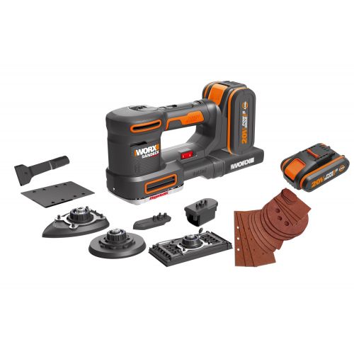 Worx WX820 - Multilijadora 5 en 1 20V 2.0Ah (1 bat)