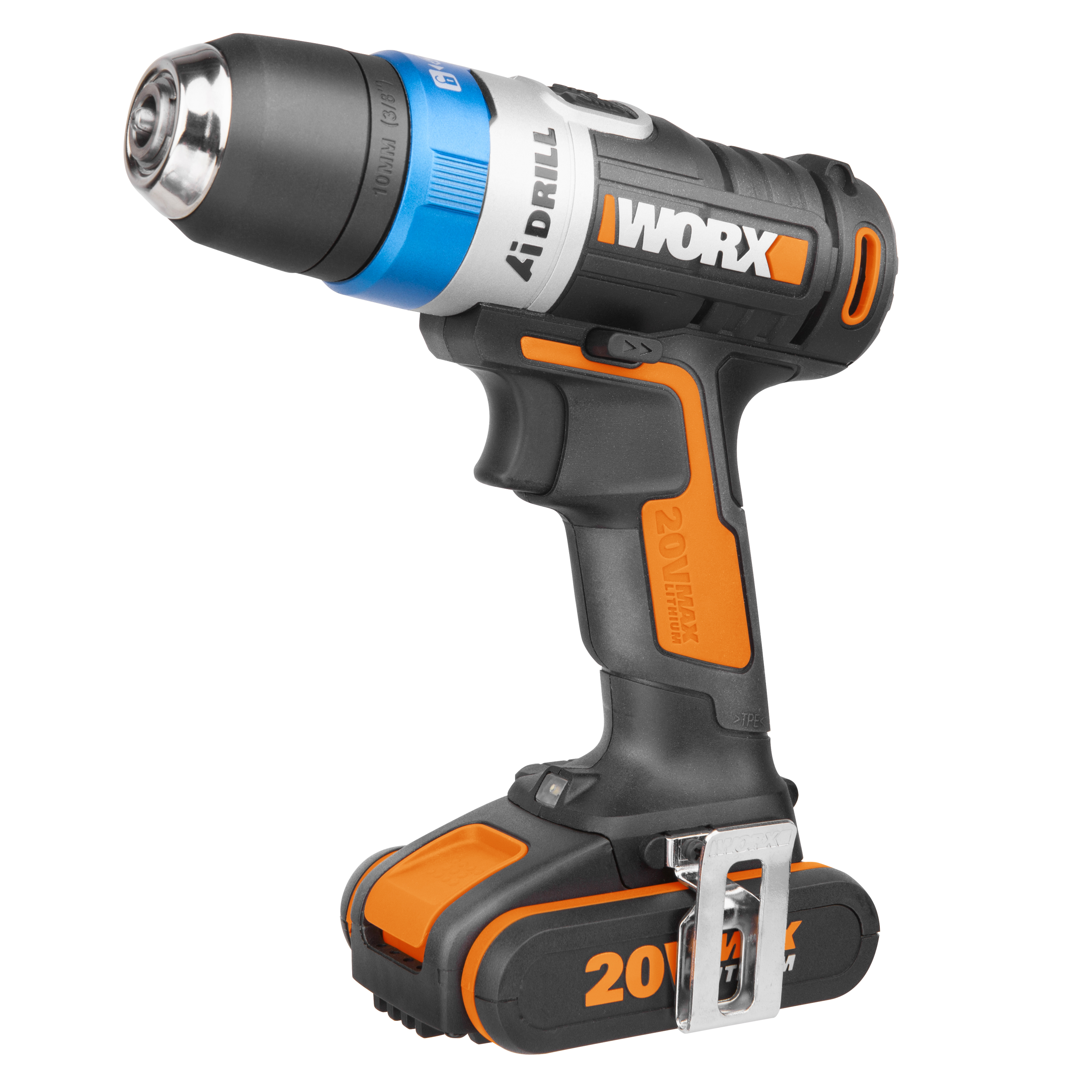 Worx WX178.1 Taladro Atornillador Ai Drill 20V 2.0Ah 2 bat