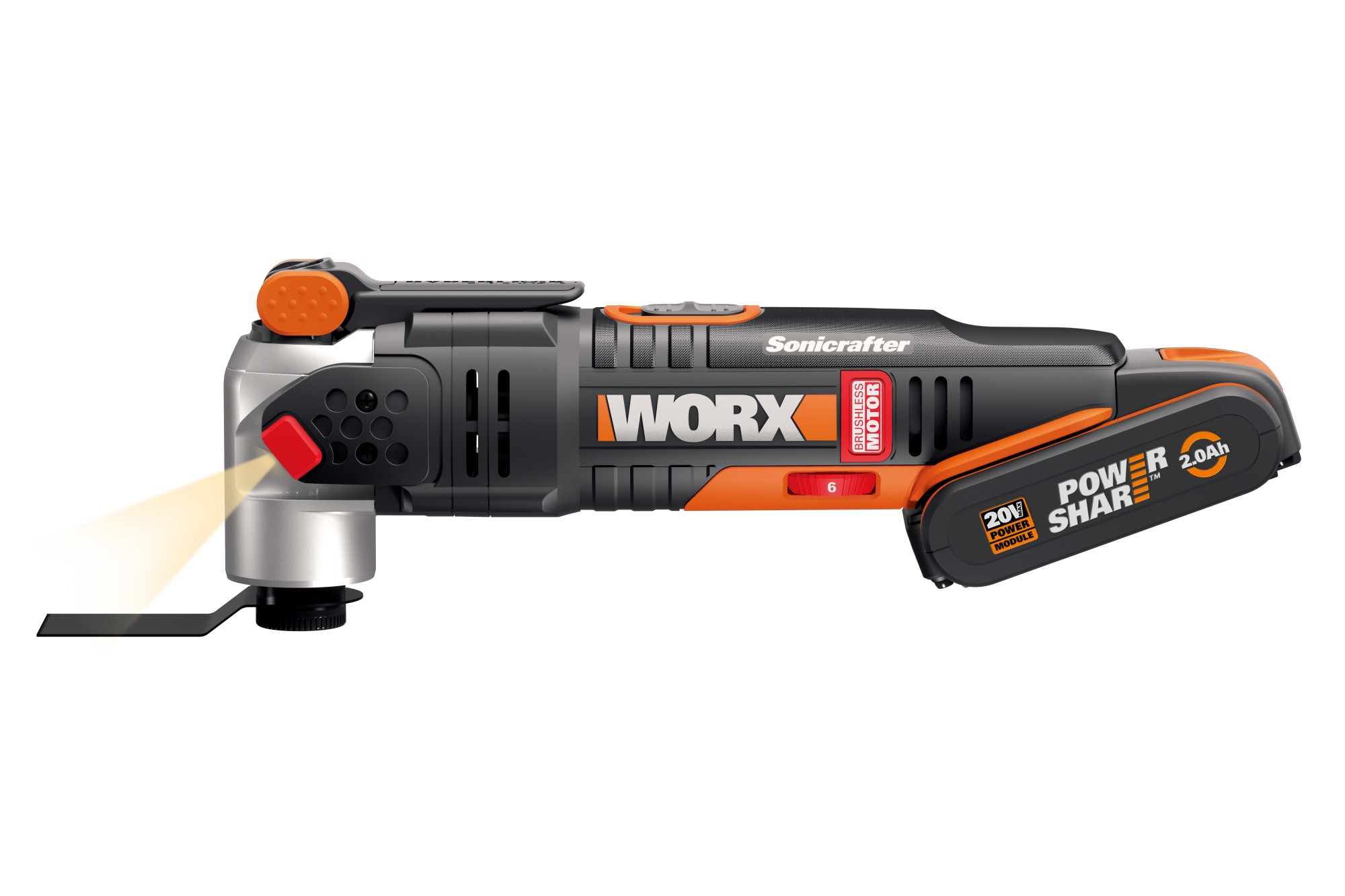 Worx Diy Worx Wx Multiherramienta Sonicrafter Brushless V Ah