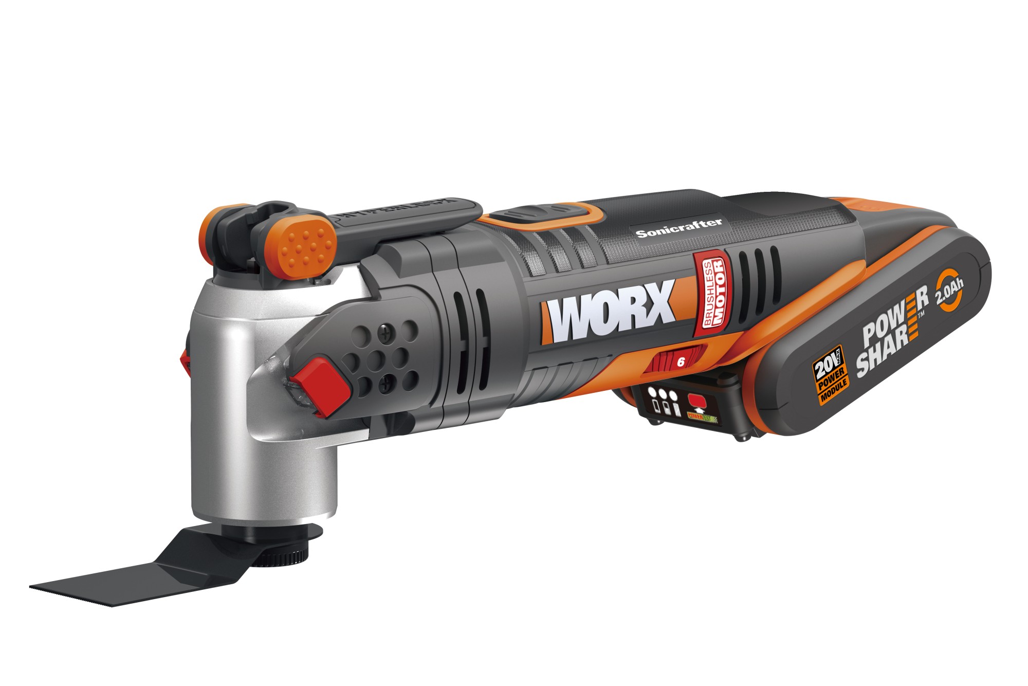 Worx WX693 Multiherramienta Sonicrafter Brushless 20V 2.0Ah 1bat