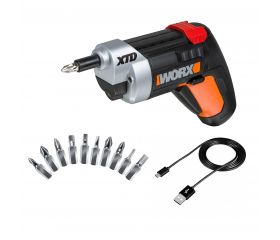 Worx WX252.2 - Atornillador 4V portapuntas extensible