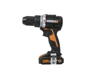 Worx WX352 - Taladro Percutor Brushless 20V 2.0Ah 2 Bat