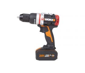 Worx WX354 - Taladro percutor Brushless Slammer Drill 20V 2.0Ah (2 bat)