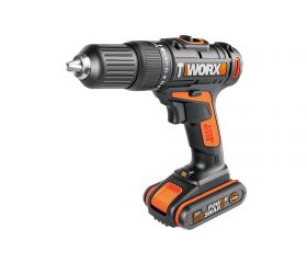 Worx WX371.1 - Taladro percutor 20V 2.0Ah (2 bat)