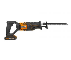 Worx WX500 - Sierra de sable 20V 2.0Ah (1 bat)