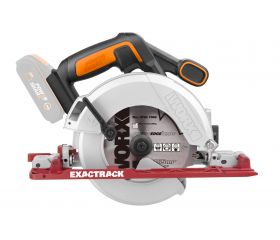 Worx WX530.9 - Sierra circular ExacTrack 20V (S/bat)