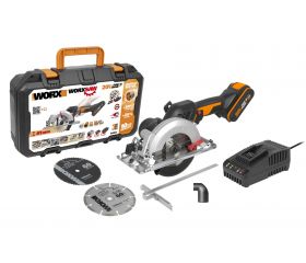 Worx WX531 - Sierra circular Brushless Worxsaw 46mm 20V 2.0Ah (1 bat)