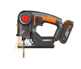 Worx WX550 - Sierra 2en1, sable/calar pendular 20V 2.0Ah (1bat)