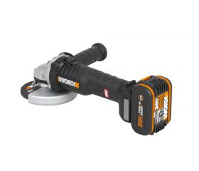 Worx WX813 - Amoladora Brushless 115mm 20V 2Ah 2 bat