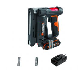 Worx WX843 - Mini Grapadora Clavadora 20V (1bat 2.0Ah)