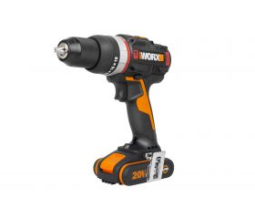 Worx WX-JCR - Taladro percutor Brushless Slammer Drill 20V 2.0Ah (2 bat)