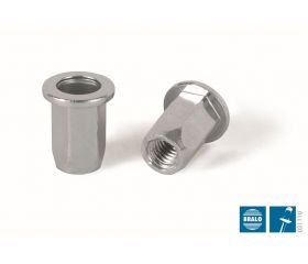 TUERCA REMACHABLE ACERO BRALO HEXAGONAL CABEZA ANCHA