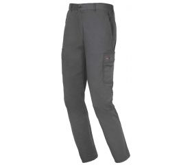 Pantalón multibolsillos EASYSTRETCH algodón Talla S Gris (80)