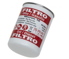 Cartucho repuesto filtro hidrosorbente FAHER para aceite, gasóleo y biodiesel